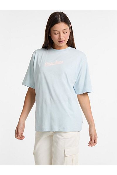 Guess Tricou Jeans Ss Cn Os pentru damă, cu croiala oversize