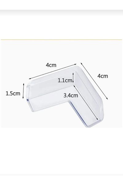 EMPA A V M 8Pcs 4X4Cm Silicone Coffee Table Table Edge and Corner Protector