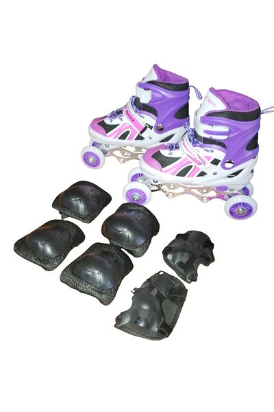 Pasifik Toys Concept Pacific Purple Lighted Silicone Wheels Fire Skating Skating