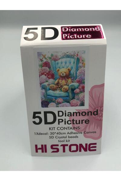 DUCK HOBY 30x40 Boncuklu Taşlı Mozaik Elmas Goblen Pano Tablo Resim Puzzle Dı...