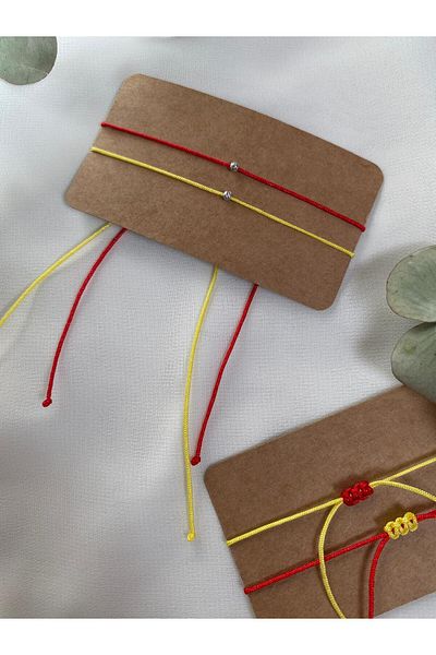 sabiha aksesuar Fan Couple Bracelet,Rope Bracelet(with Note)
