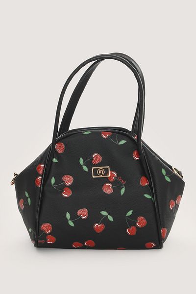 By-Kuss Cherry Patterned Mini Bag
