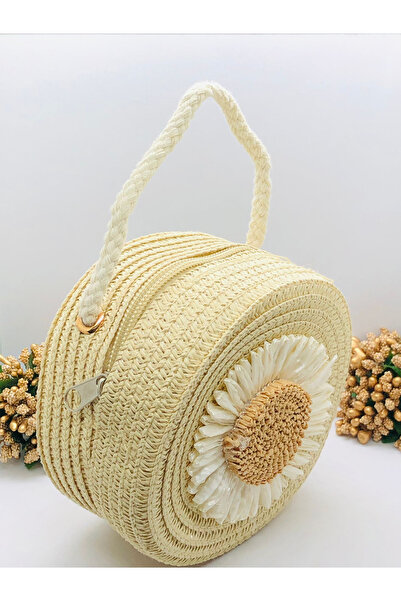 İnDerin Ψάθινη πλεκτή τσάντα