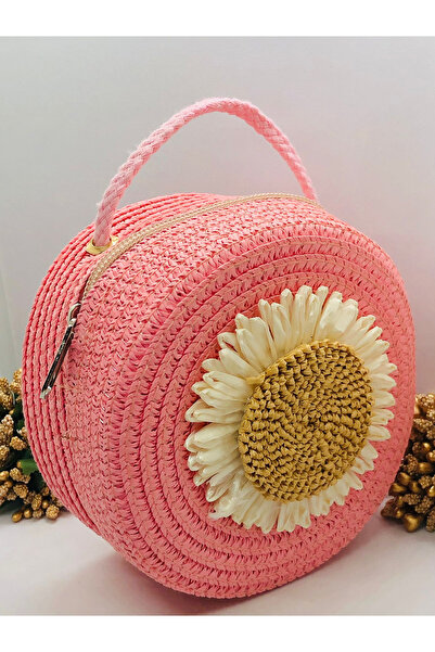 İnDerin Ψάθινη πλεκτή τσάντα