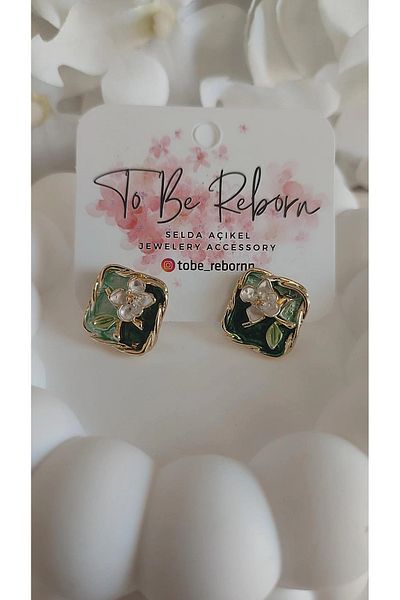 To Be Reborn Steel Enamel Bohemian Style Earrings New Season Summer Models