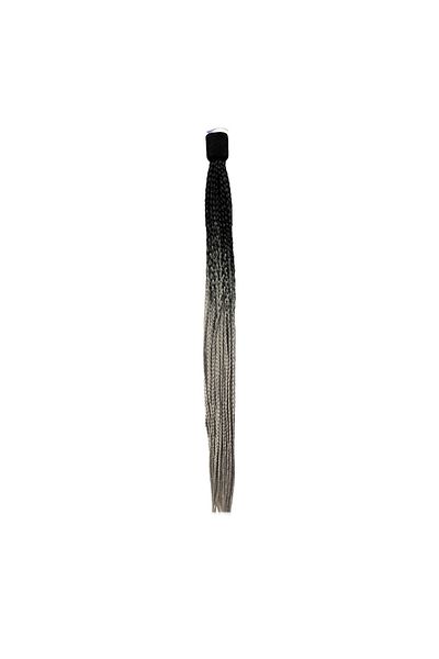 OEM Codite Impletite Stil Afro Pentru Casca Moto Negru Gri