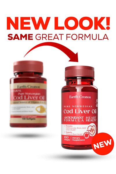Earth's Creation Cod Liver Oil - Pure Norwegian