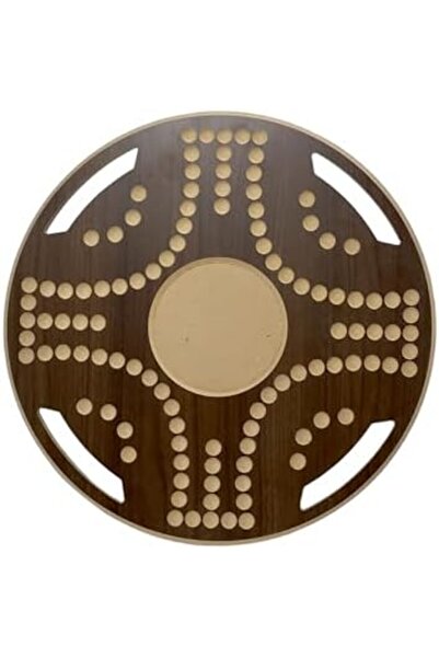 ALBADER Jackaroo Board Game Small Size, Wooden Board Games, Jackaro | Round Jackaroo for 4 Players