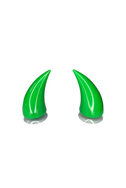OEM Set 2 Coarne Mari Casca Moto / Ski / ATV Verde