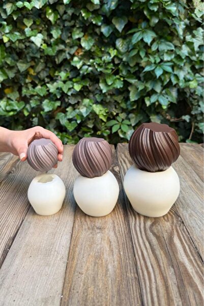 rufus concept Tomp Silikon Mum Kalıp Seti (3 Adet)