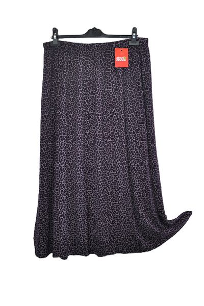 elma abone Plus Size Pigment Combed Cotton Elastic Mother's Skirt