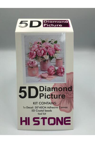 DUCK HOBY 50x40 Boncuklu Taş Mozaik Elmas Goblen Pano Tablo Resim Boncuk Puzzle Dıamond Paıntıng Hı Stone