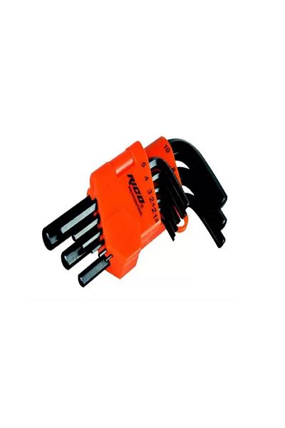 Rico 9 Pieces Allen Key Flat Short