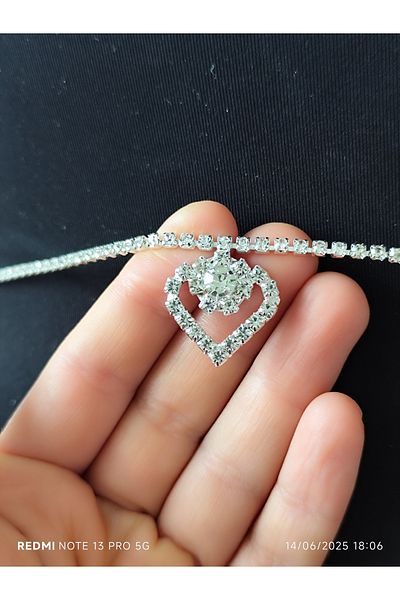 Mihra Aksesuar Daisy Heart Stone Belt
