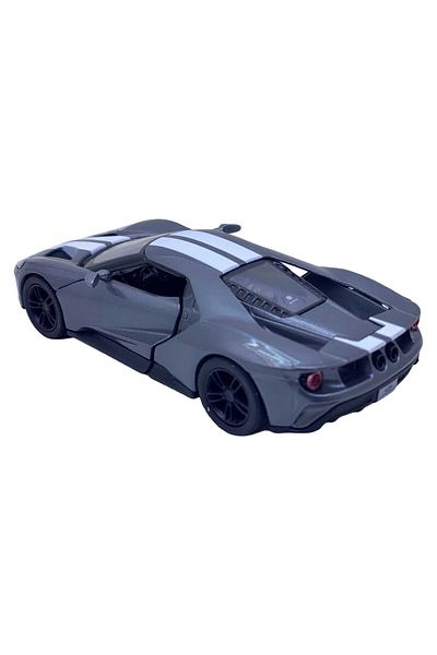 JPT Ford GT Gray with White Stripes Model - 1:32 scale