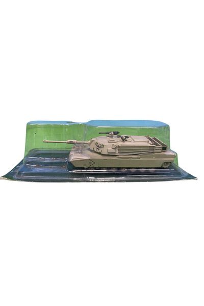 JPT Abrams tank model made of metal, scale 1:72
