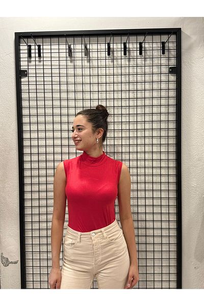 modayaselam Stand Collar Tank Top
