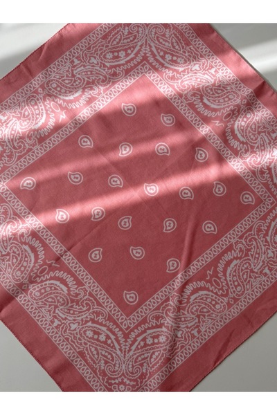 AGAPI Ροζ βαμβακερή μπαντάνα αντιολισθητική μπαντάνα μαντήλι