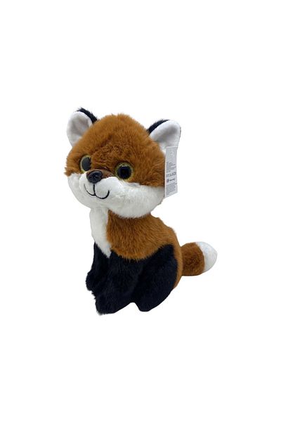 JPT Multicolored plush fox toy with big eyes
