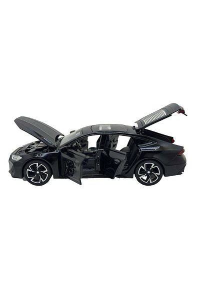JPT Audi RS7 black metal model 1:32 scale - with lights, sounds, doors and trunk that open