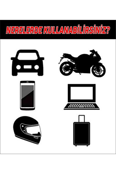 MS Major Selection Autocolant Gokturk Turkish Wolf 15x13 cm Autocolant pentru masina, motocicleta, laptop, parbriz