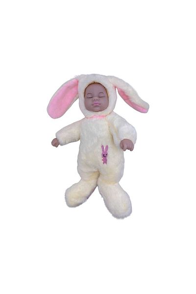 JPT Baby Bunny Anne Geddes Cream Baptism Candle