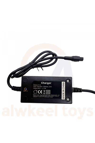 CA ALWKEEL 24V Mini Inlet Scooter Charger
