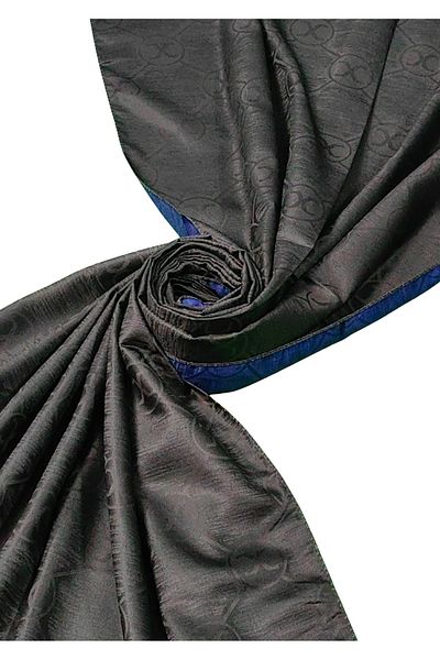 mim eşarp Leila Double Sided Jacquard Patterned Silky Shawl – 75X190 cm