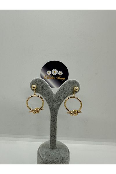 Elfida Shop Sallantili Oval Steel Earrings