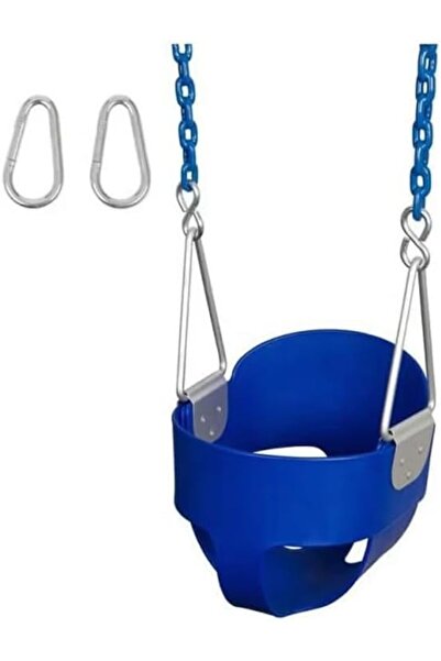 ALBADER Swing Wall Iron with Baby Swing Seat & Chains For Outdoor, Heavy Duty Bench with Iron Bar