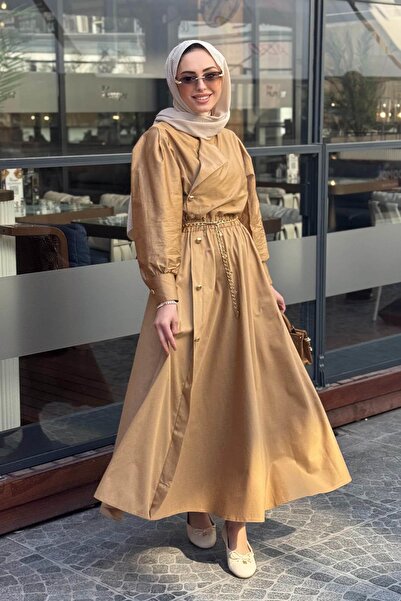 Venöve Kristen Elbise 25SSELB0018 Camel