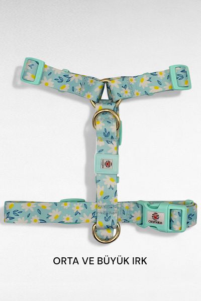 CARAMELOS H Type Dog Chest Collar Medium and Large Breed, Special Series, 2.5 Cm, Dog Chest Collar