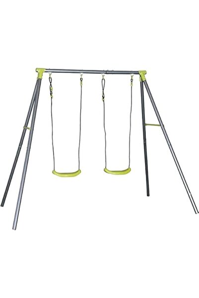 ALBADER مجموعة أرجوحة للأطفال، مجموعة أرجوحة للأطفال، أرجوحة خارجية مع لعبتين أرجوحتين، مقعدين