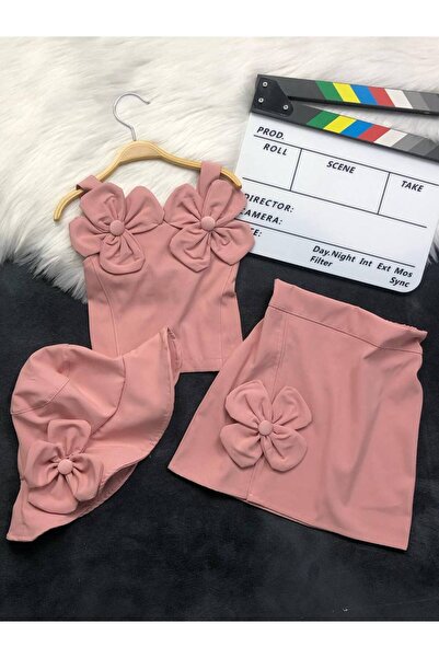 zavera for kids Set de 3 piese cu flori pentru fetiță