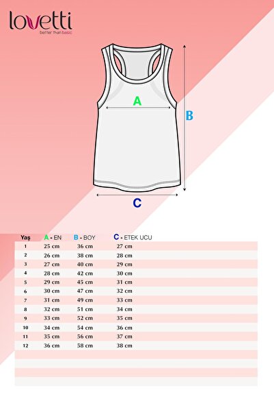 LOVETTI Glasgow (Ecru) Girl's Patterned Sleeveless T-Shirt
