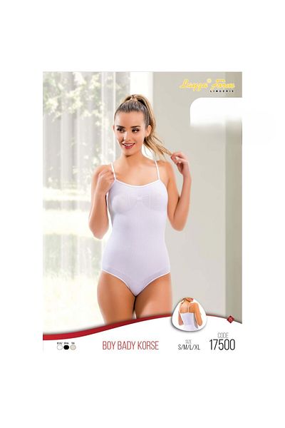 CUBBUX Slimming Tummy Control Seamless Bodysuit Bottom Tie Adjustable Strap Seamless Women's Corset