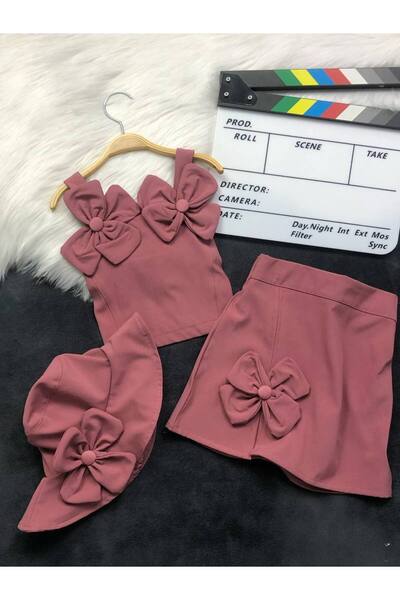 zavera for kids Set de 3 piese cu flori pentru fetiță