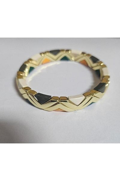 1881 STORE Elastic Enamel Bracelet Flexible Mosaic Bracelet