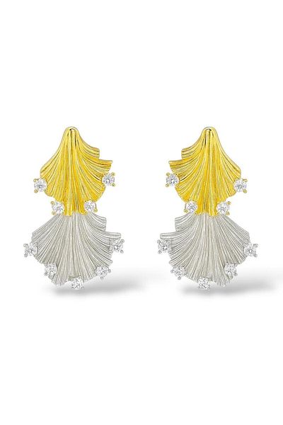 neslyaccessories Vera Leaf Earrings