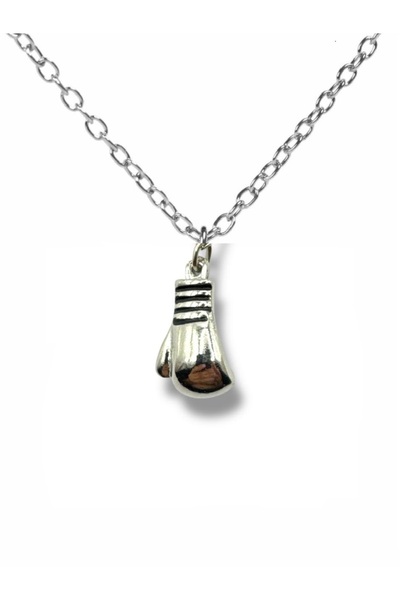 Herşey Nota Knockout Ruh – Boks Eldivenli Unisex Kolye (60 cm Zincirli)