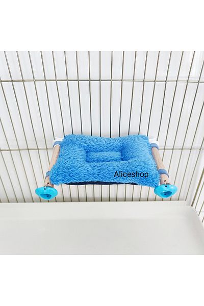 aliceshop Cockatiel Bed Swing Stress Drawstring Bell Bulk Perch 3 Products Together
