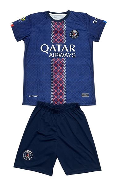 TETYS High Quality New Season 14 Number 2024/25-P.S.G D.E.S.I.R.E-D.O.U.E.-Kids Jersey-Set of 2