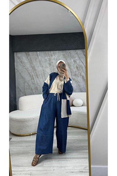 Touche Bol Paça Denim Pantolon