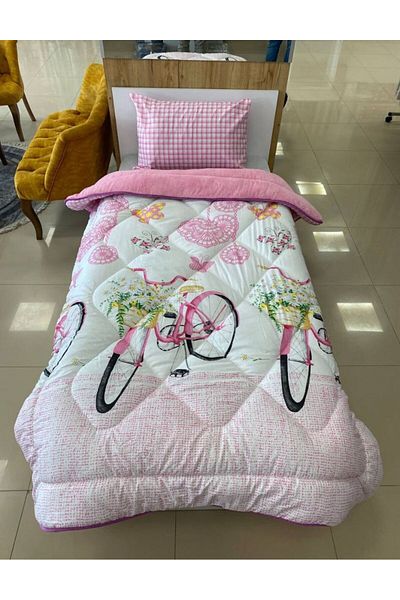 VİLERA HOME New Generation Patterned Single Pillow with Pillow Case