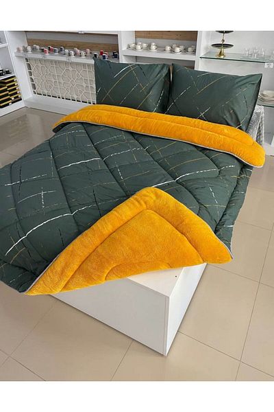 VİLERA HOME New Generation Double Personality Quilts with Pillow Case