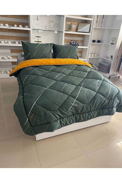 VİLERA HOME New Generation Double Personality Quilts with Pillow Case
