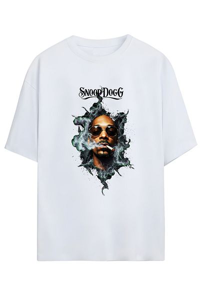 MAGORS TRIOU DE BUMBAC SNOOP DOGG UNISEX OVERSIZE