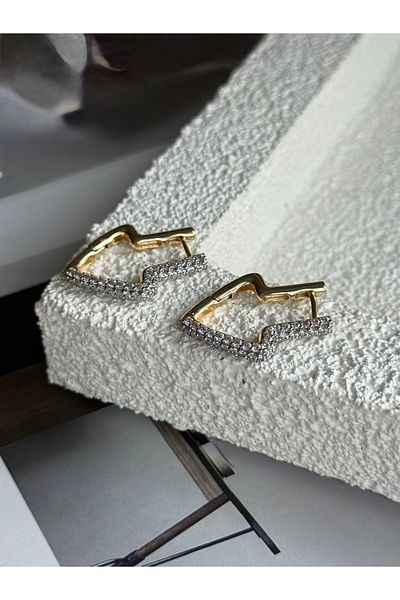 Rossetto Atelier أقراط سهم حجرية مستوردة