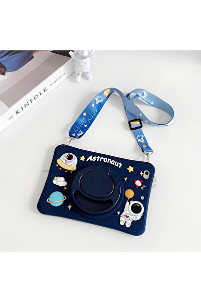 TechTrove Redmi Pad SE 11 inç Kılıf Stand Olabilen Askılı Sevimli Astronot Fi...
