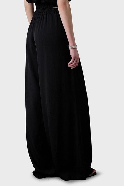 BSB Wide Leg High Waist Wide Leg Pleated Trousers Pants 053